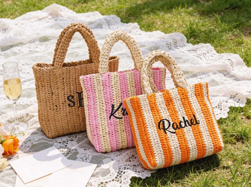 Beach Straw Bag